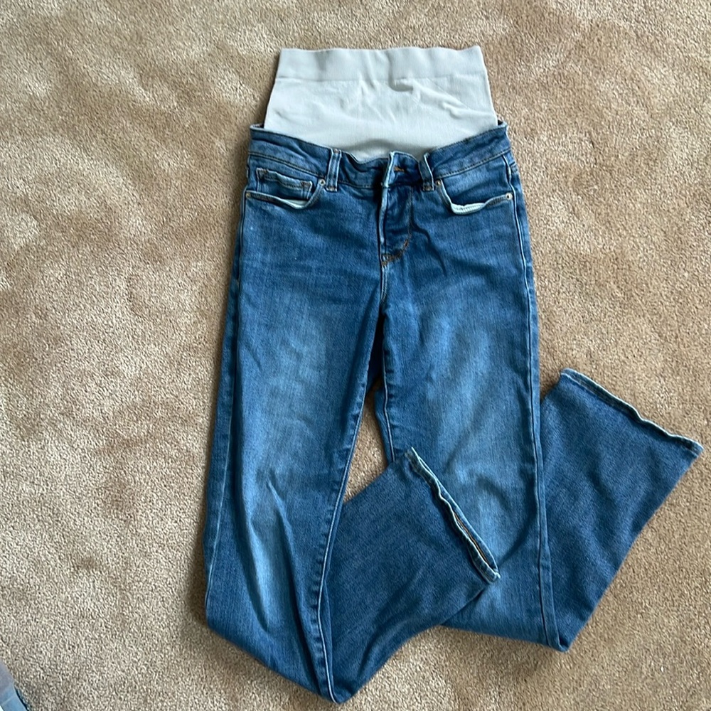 BLANQI Blue Boot Cut Flare Pants